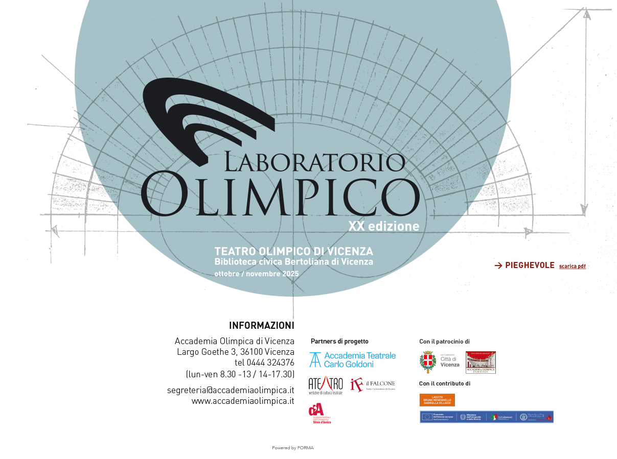 Laboratorio Olimpico - XX edizione 2025